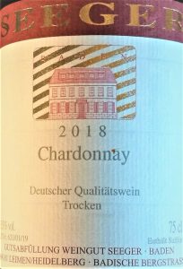 Chardonnay Seeger